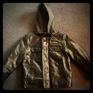 English Laundry Leather Coat